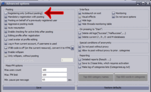 config profile xrumer