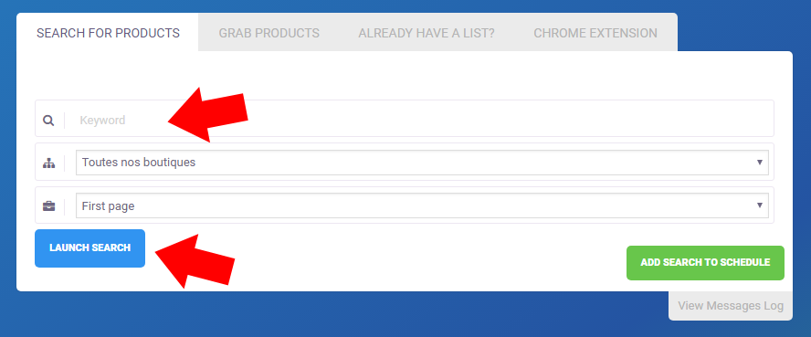 Vendre des produits Amazon avec Wordpress 20 recherche produit